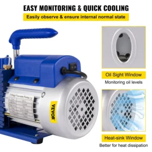 POMPA VUOTO VEVOR PER IMPIANTI DI ARIA CONDIZIOANTA