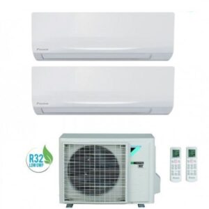 CLIMATIZZATORE DAIKIN SIESTA DUAL SPLIT 9000+12000+2AMXF50A INVERTER R-32 A++ WI-F