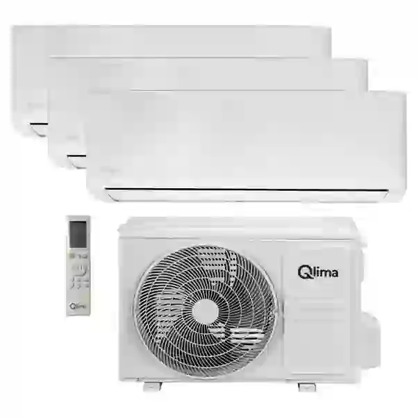 Condizionatore qlima trial 9000+9000+12000 btu sm17 multi eer 3,23 cop 3,76 a++/a